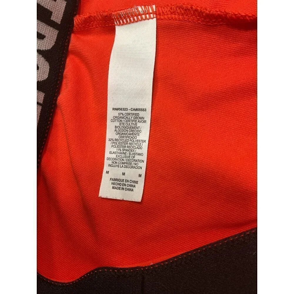 Nike Just Do It Orange Leggings M
